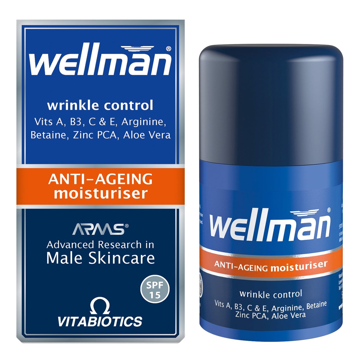 Wellman by Vitabiotics Anti-Ageing Moisturiser 50ml