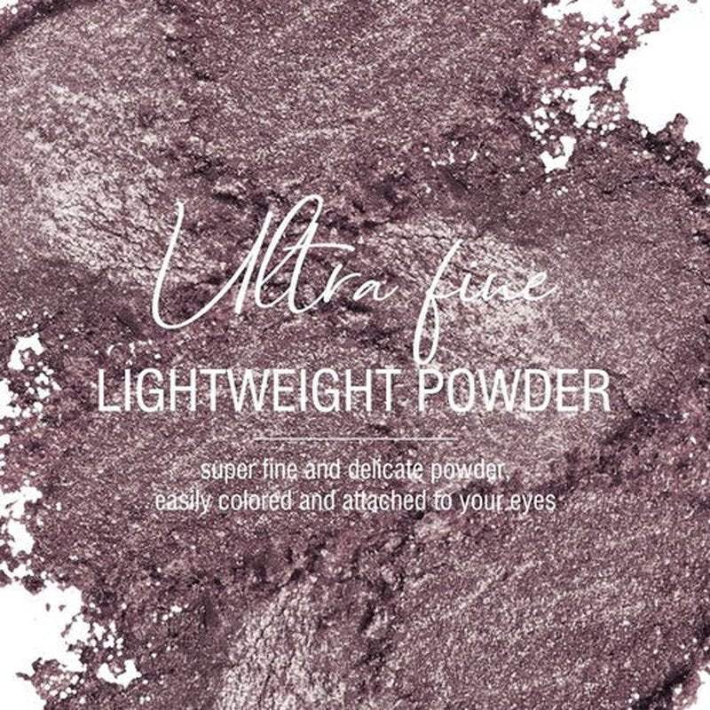 KYDA Single Glitter Eyeshadow, Sparkling Smokey Dark Purple Eyeshadow, Cool Grey Plum Shimmer Pressed Powder Eyeshadow, High Pigment Eyeshadow Compact, Lightweight Blendable Eyeshadow, Smokey Violet