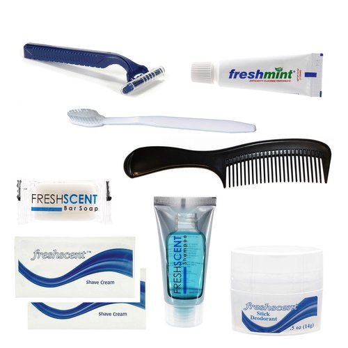 Bulk Case of Wholesale Deluxe Hygiene Kits & Toiletries for Men, Women, Donation, Charity (36 Kits)