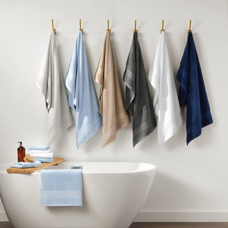 Arkwright Bath Washcloths 12 Pack - Super Soft 100% Cotton, 600 GSM Quick Dry & Absorbent, Luxury Face & Body Wash Cloth Towels for Hotels, Spa, and Vacation Rentals, Alabaster Ivory