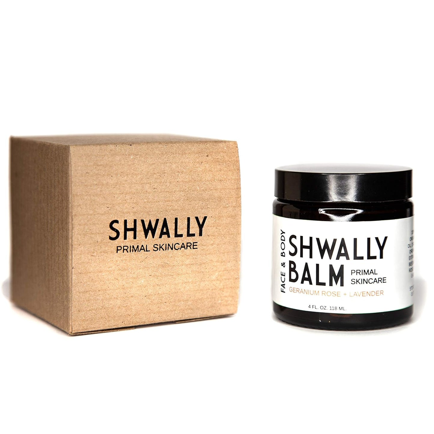 Tallow & Calendula Face and Body Balm | Organic Geranium Rose & Lavender, 4 oz - Grass Fed, Paleo-Friendly