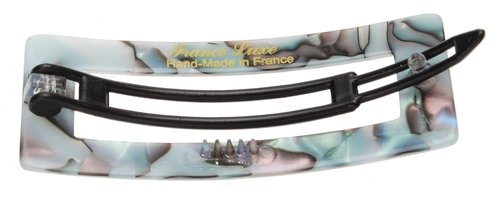 France Luxe Cutout Rectangle Plastic Tige Boule Barrette - South Sea