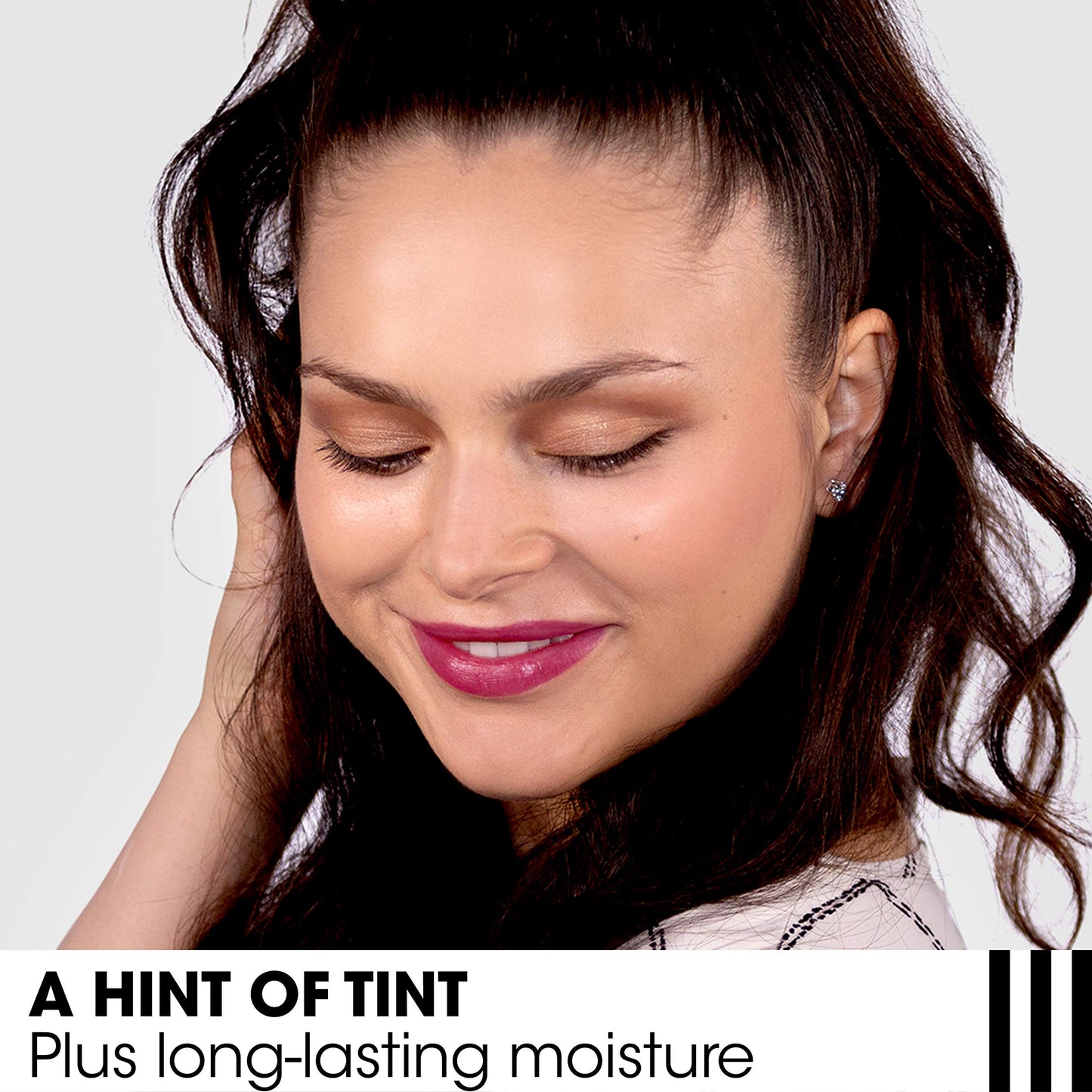 ChapStick Total Hydration Moisture + Tint Hello Bordeaux Tinted Lip Balm Tube, Tinted Moisturizer - 0.12 Oz