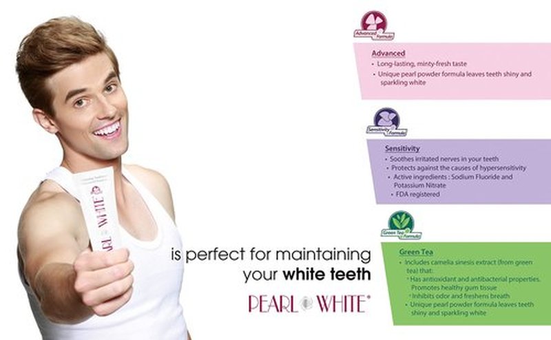 BEYOND Pearl White Whitening Toothpaste (Green Tea, 4.6 oz / 130 g)