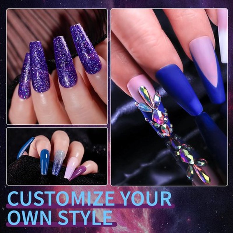 Clara Colors Gel Nail Polish,40 Colors Purple Green Pink Blue Black UV Gel Nail Polish Set and Base Top Coat with UV Light Set Kit , Soak off Gel Polish Nail Art For Women