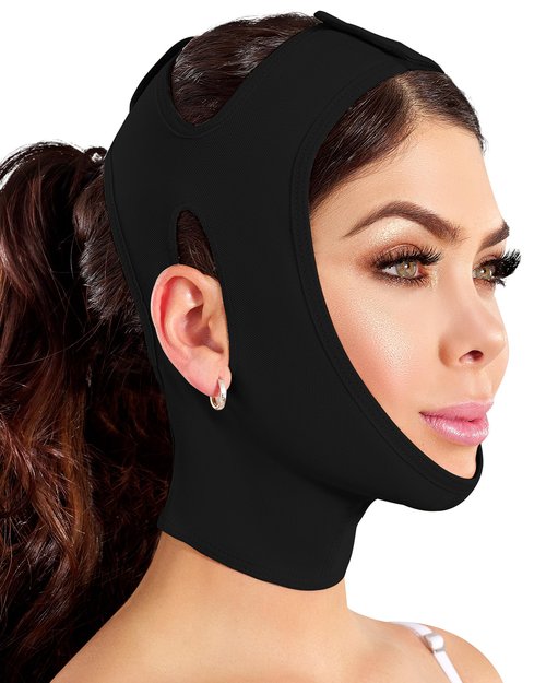 Shape Concept Chin Strap Support Band Neck Bandage Mentonera Post Quirurgica Face Lifting Slimmer Chin Lift Facial Compression