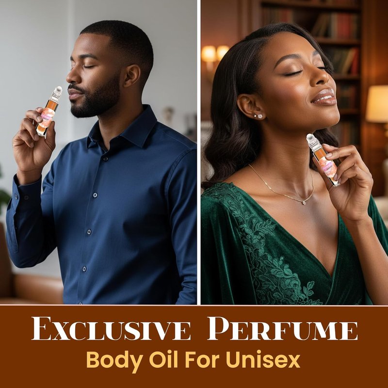 Powder Peach Fragrance Oil - Unisex Body Oil for Long-Lasting Scent