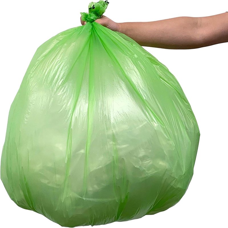 Biodegradable 33 Gallon Trash Bags - Eco-Friendly Green | 250 Count Bulk | ASTM D6954 Certified