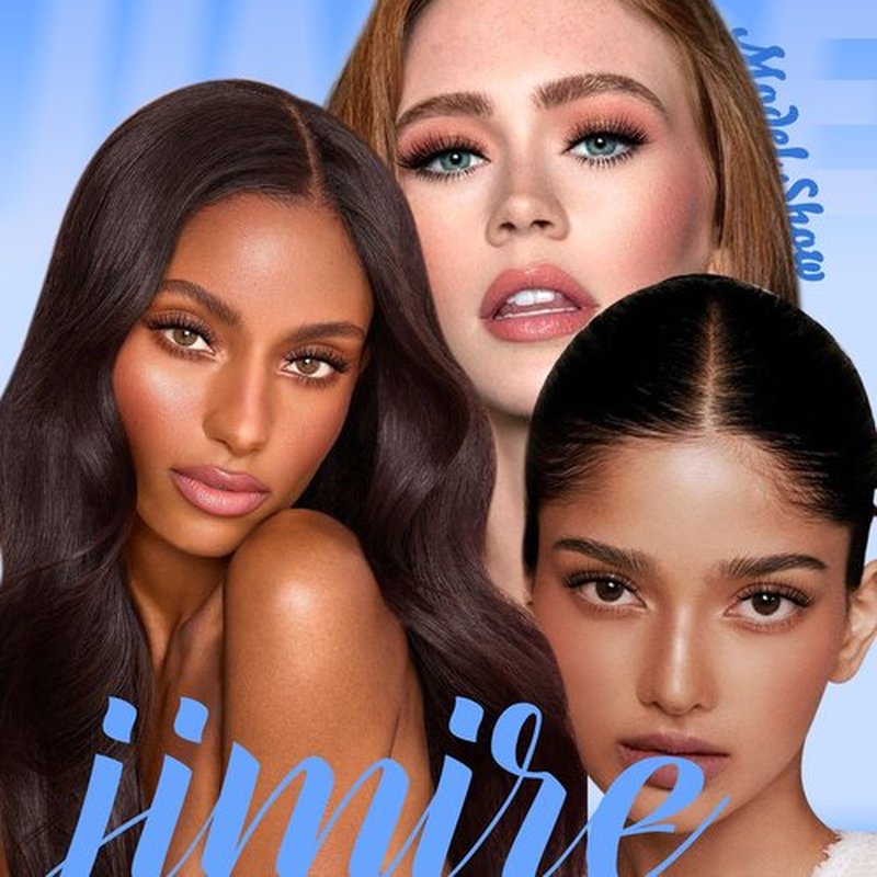 JIMIRE Magnetic Eyelashes with Applicator Magnetic Wispy Magnetic Lashes Reusable Magnetic Eyelashes without Eyeliner No Glue No Eyeliner Needed Wispy Magnetic Lashes 1 Pairs Pack