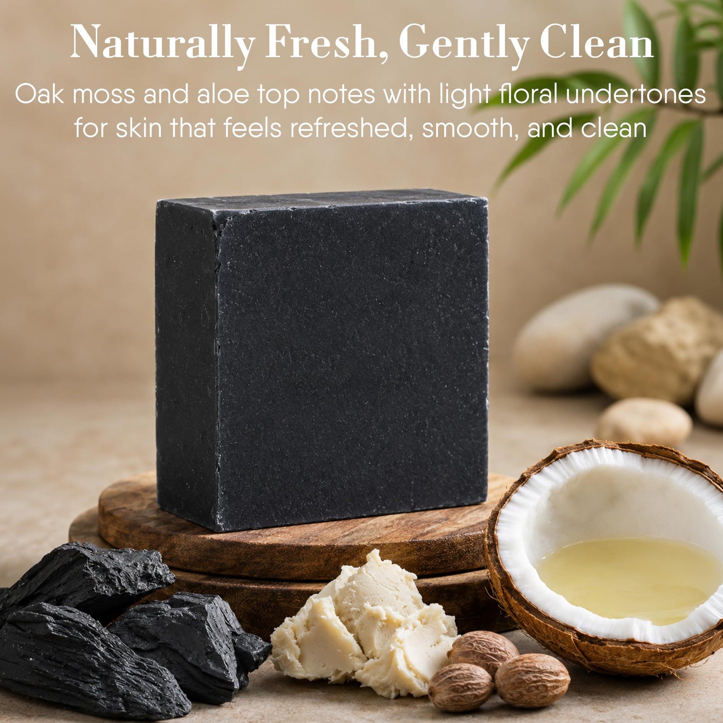 360Feel African Black Soap - Made in The USA - Castile Handmade, All-Natural, Cold-Processed - Infused with African Black Soap and a Soothing Scent - Rich, Creamy Lather (5 oz)