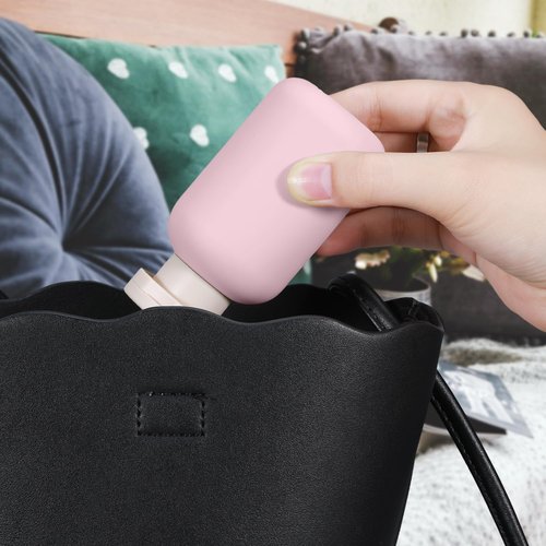 UMETASS Travel Shampoo Bottle, Empty Plastic Squeeze Bottles 3.4oz with Flip Cap, Lotion Container for Toiletries