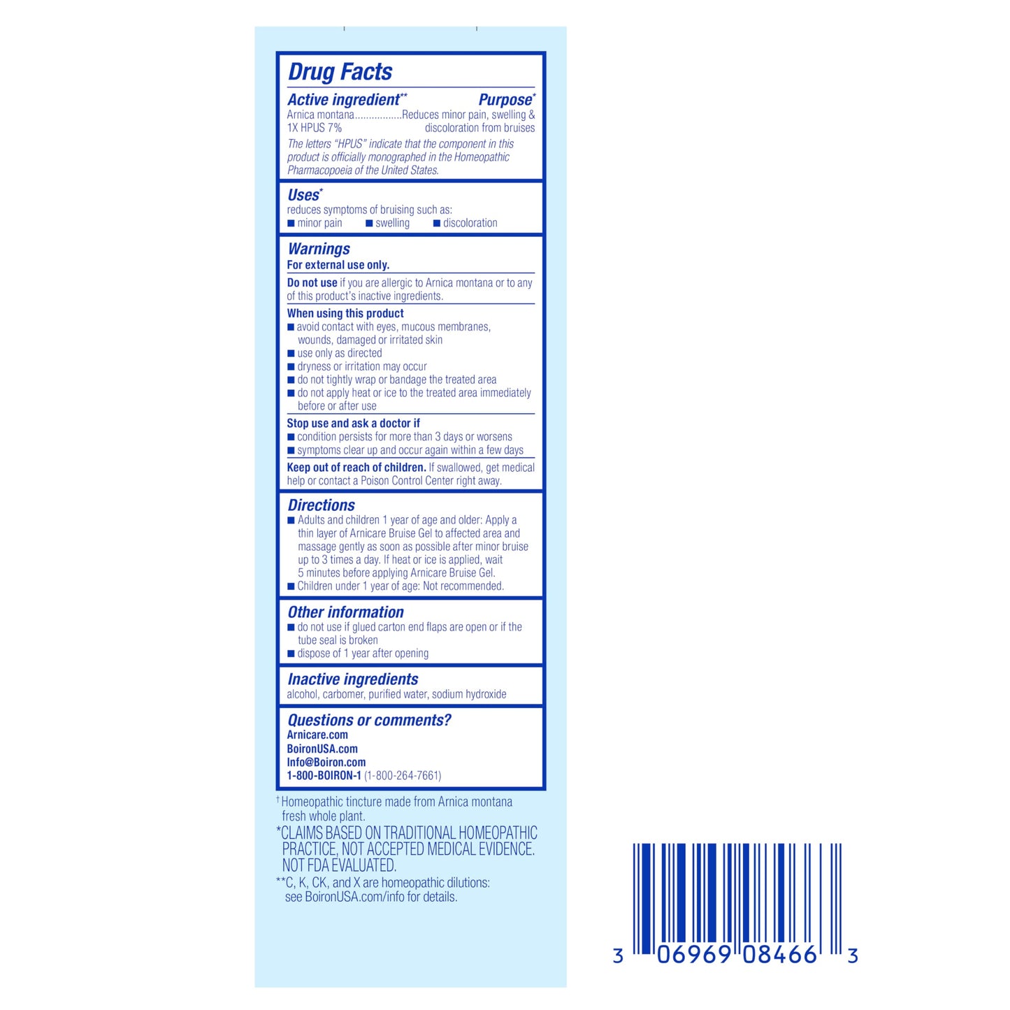 Boiron Arnicare Bruise Gel for Bruise Relief - 4.2 oz