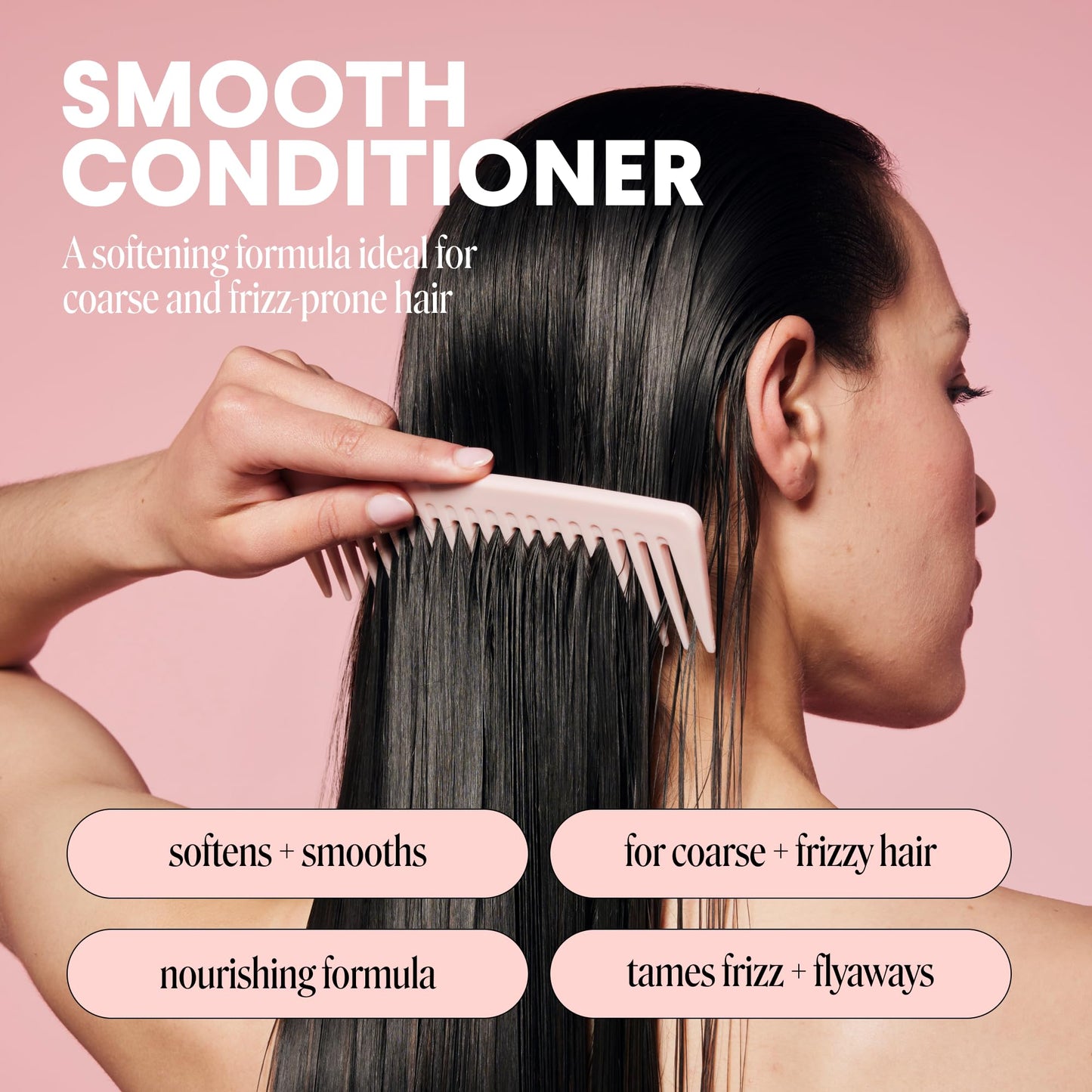 MONDAY Haircare SMOOTH Conditioner with Wheat Protein, Coconut Oil & Avocado Oil for Frizz-Prone Hair 354 mL