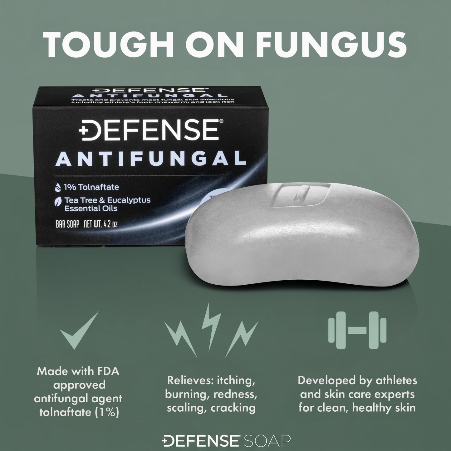 Defense Antifungal Bar Soap 5-Pack