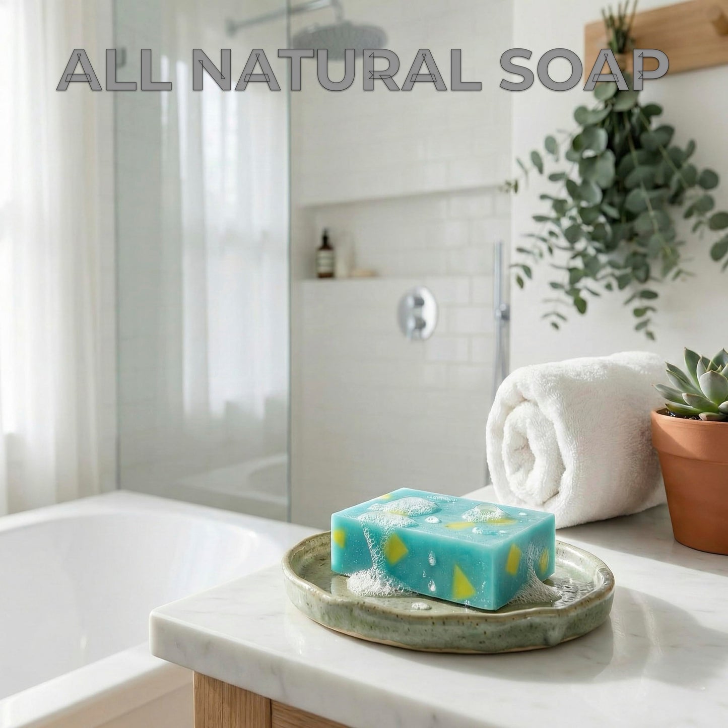 Mr. Tropical Naturals Far Out Exfoliating Bar Soap for Men | 5 oz Single Bar | Cold Process | White Tea, Lemongrass & Sea Salt Scrub