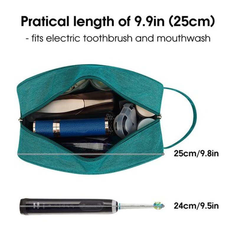 Narwey Travel Toiletry Bag for Men and Women Traveling Dopp Kit Shaving Bag for Toiletries Accessories (Teal)