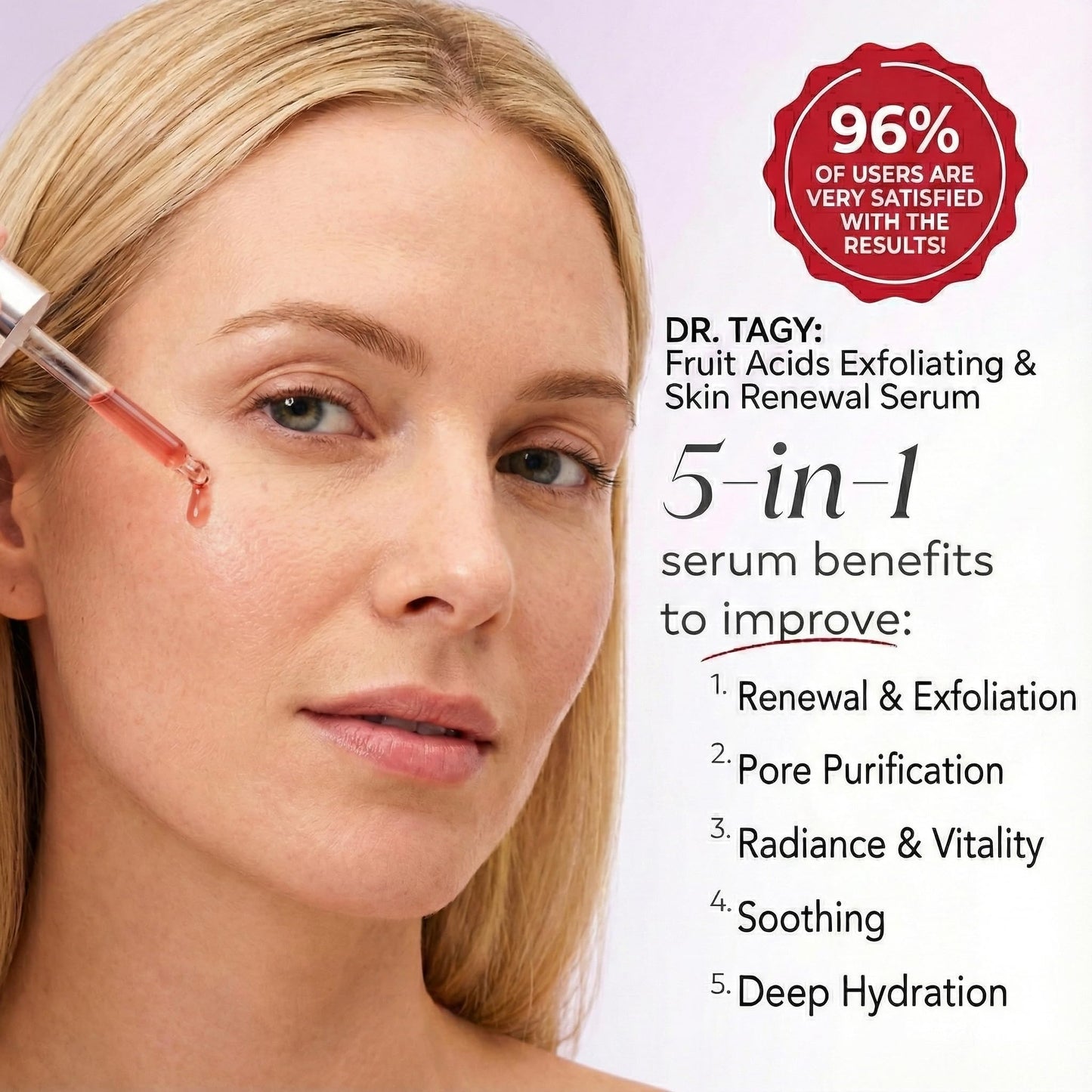 Alpha Arbutin Serum – AHA BHA Gentle Exfoliation, Dark Spot Corrector & Even Skin Tone – Pore Minimizer, Hydrating & Soothing Formula – 30ml