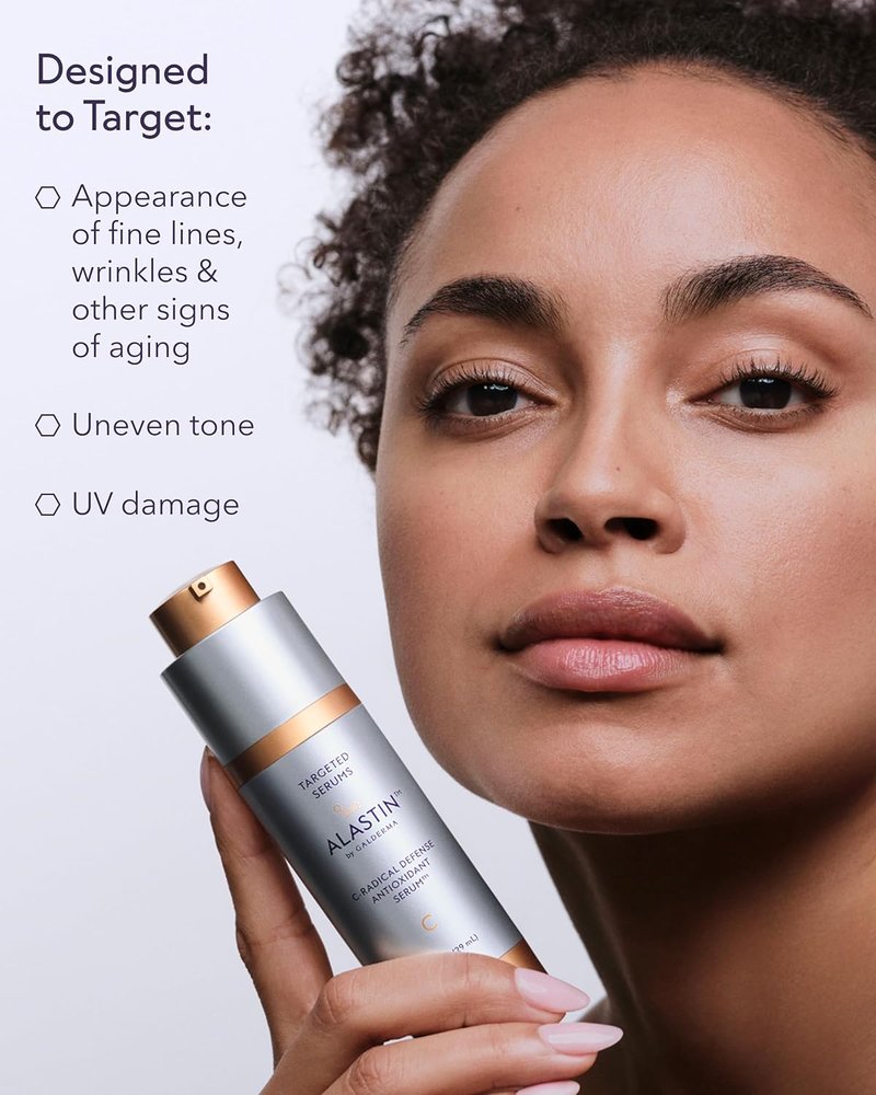 ALASTIN Skincare C-RADICAL Defense Face Serum - Hydrating Vitamin C Anti-Aging Formula | 1 oz, Fights Fine Lines & Wrinkles