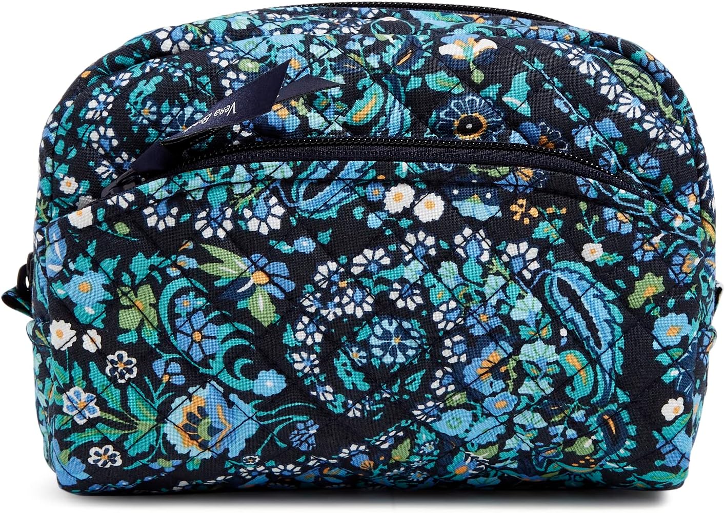Vera Bradley Women's Cotton Medium Cosmetic Makeup Organizer Bag