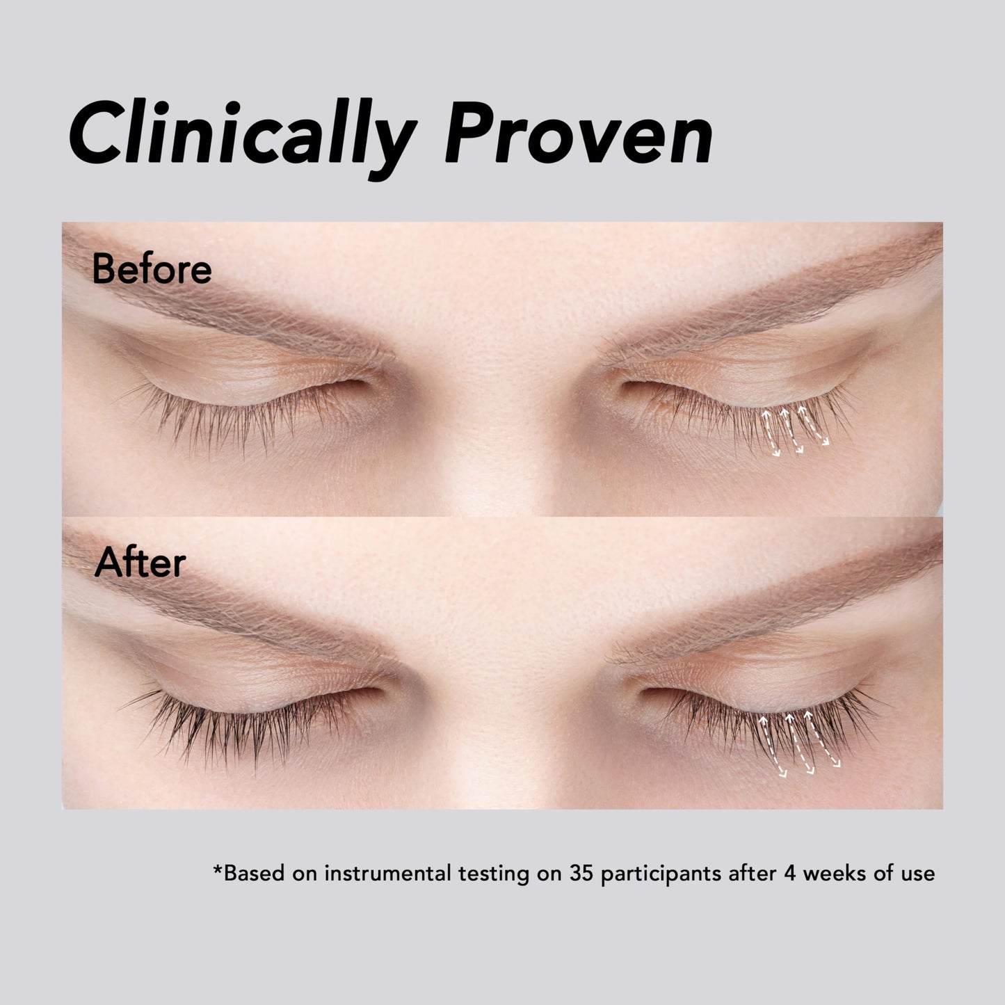 SON&PARK Eyelash Serum for Eyelash Growth and Thickness, Black, Biotin Lash Boost for Lash and Brow (Large capacity 0.52 oz) (Clear)