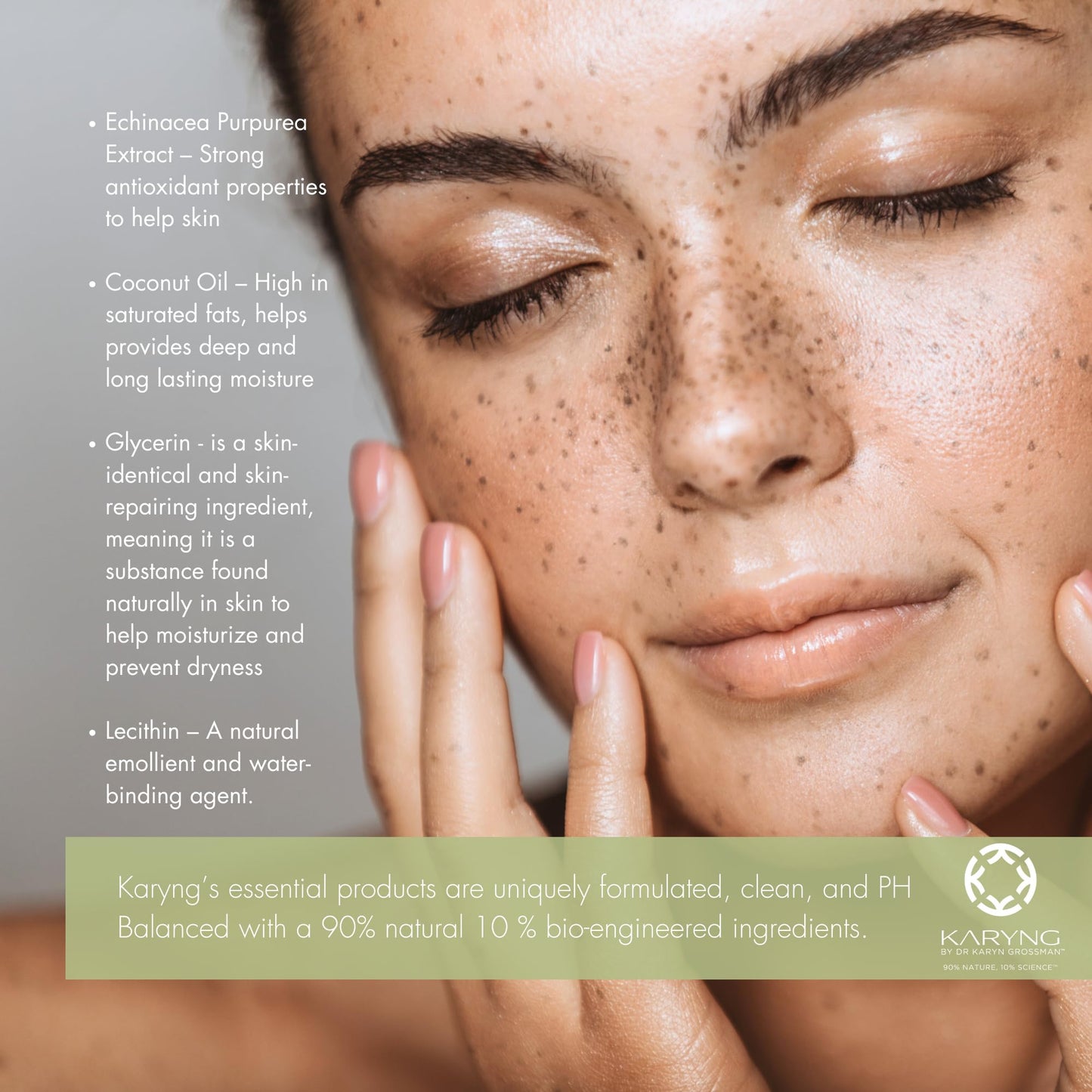 KARYNG Complete Broad Spectrum SPF 50 Sunscreen, Light Coverage Tinted Moisturizer, Lightweight Makeup Primer, Anti Aging Sunscreen For Face, Medium/Dark, 1.7oz