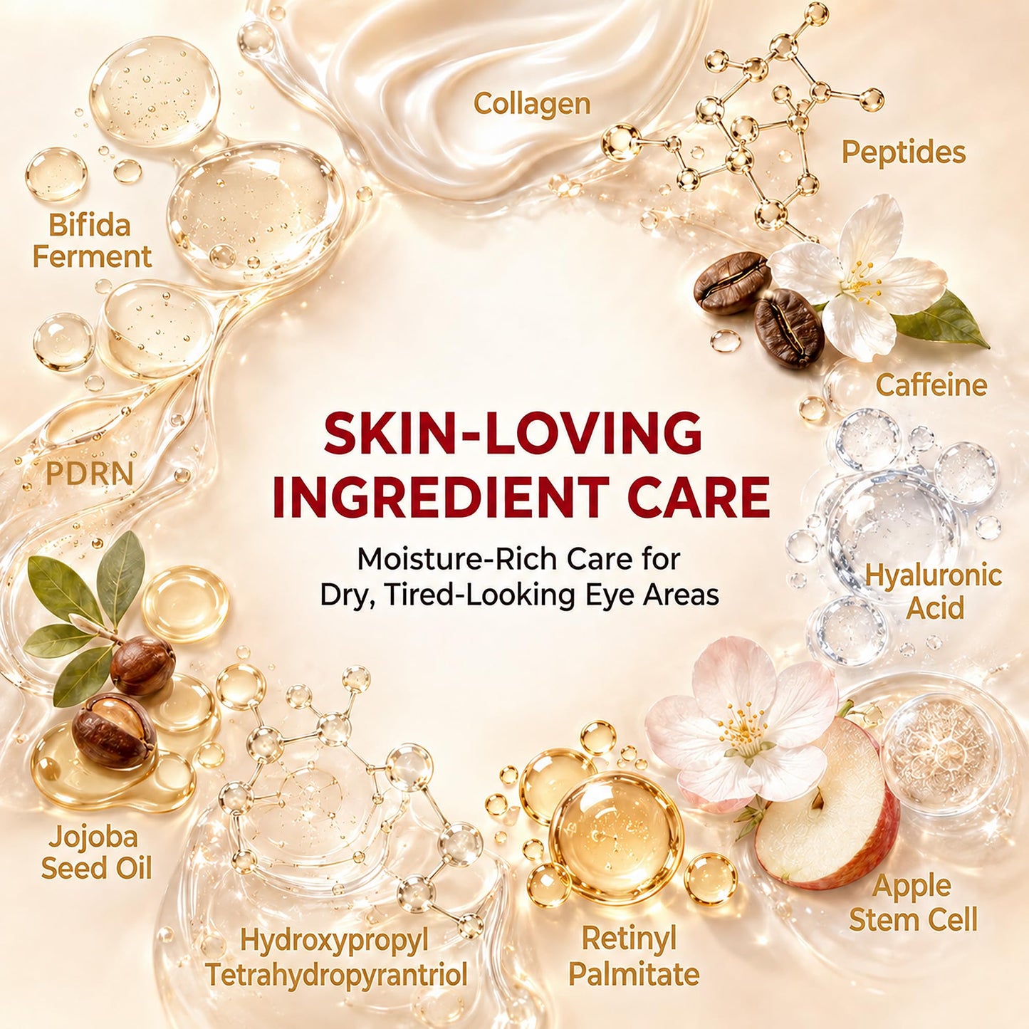 GONIM Collagen Under Eye Patches for Puffy Eyes and Dark Circles, Eye Mask