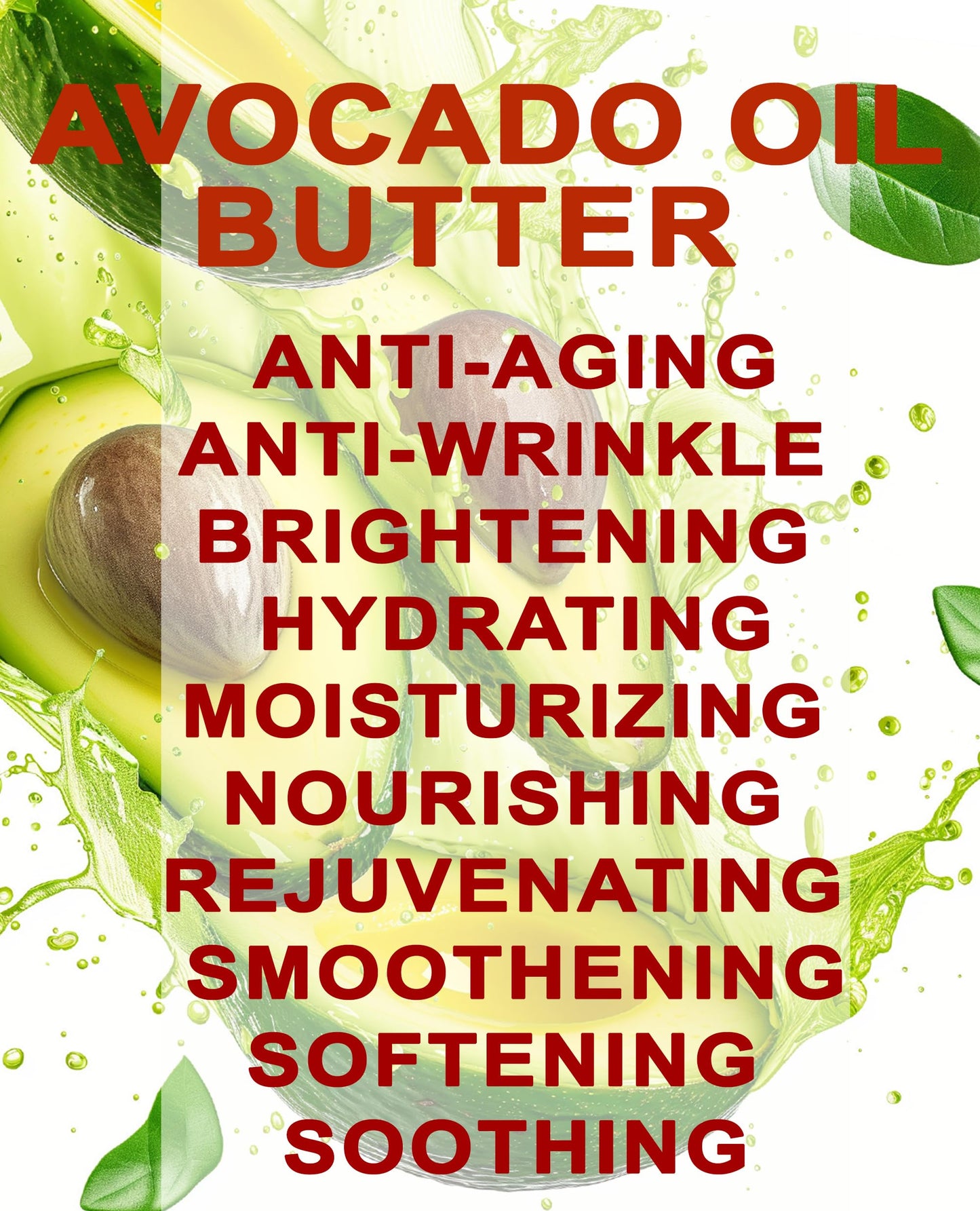 Botanical Beauty AVOCADO OIL BUTTER 100% Pure Natural VIRGIN UNREFINED Cold-Pressed for Face, Skin, Body, Hair, Lip, Nails. Rich in Vitamin E, Omega 3, Omega 6 (8 Fl Oz)