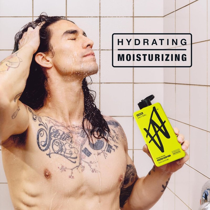 Men’s 2-in-1 Shampoo and Conditioner - Deep Clean & Hydrating for Full-Looking Hair | Original Scent, 16 fl oz