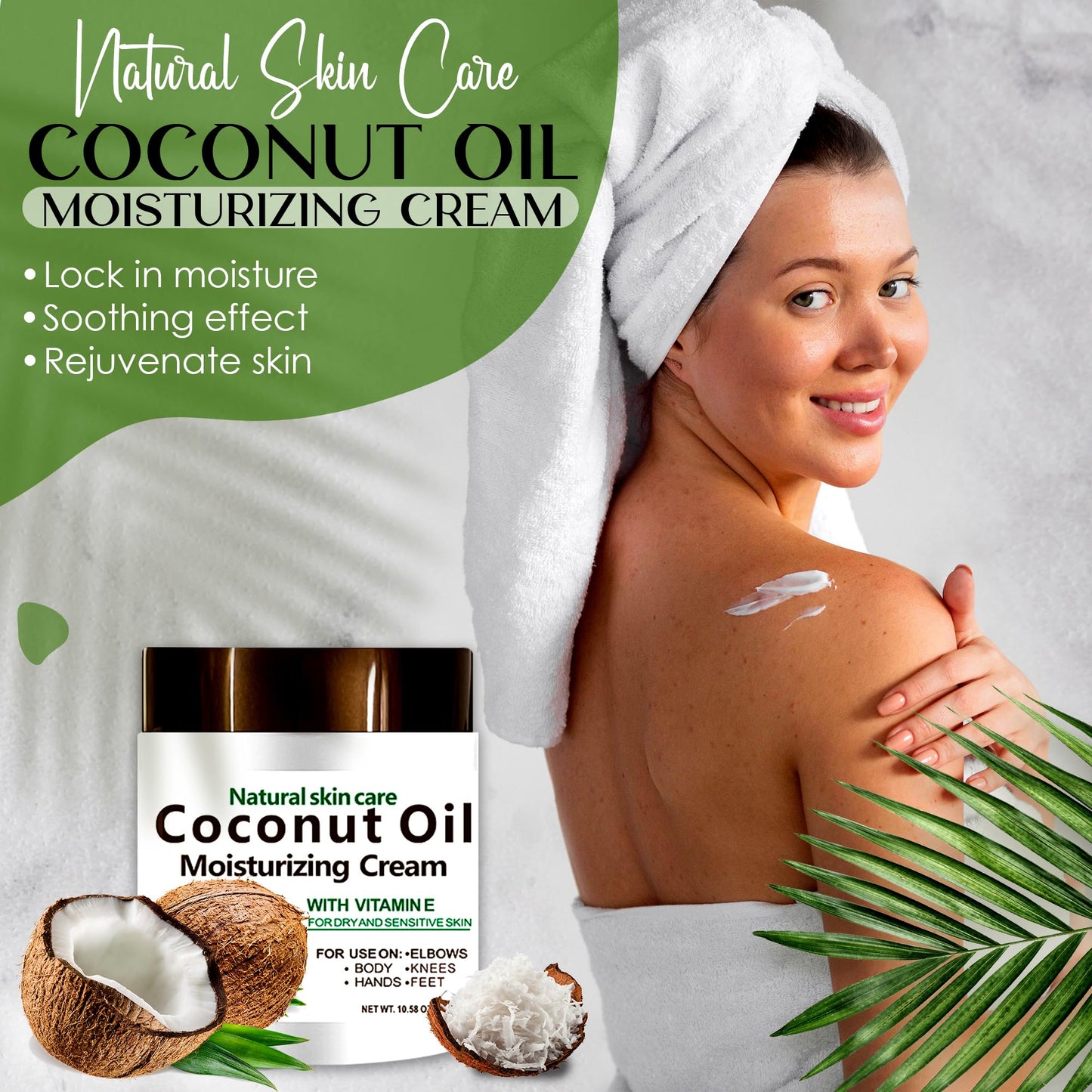 DR MEINAIER 60 packs X 300ml Coconut Moisturizing Lotion Cream Face Body Hands Fast-Absorbing Non-Greasy Daily Care Sensitive Skin