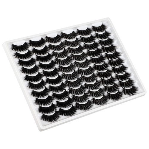 5D 20mm Lashes Faux Mink Eyelashes Fluffy Dramatic False Lashes Wholesale Pack