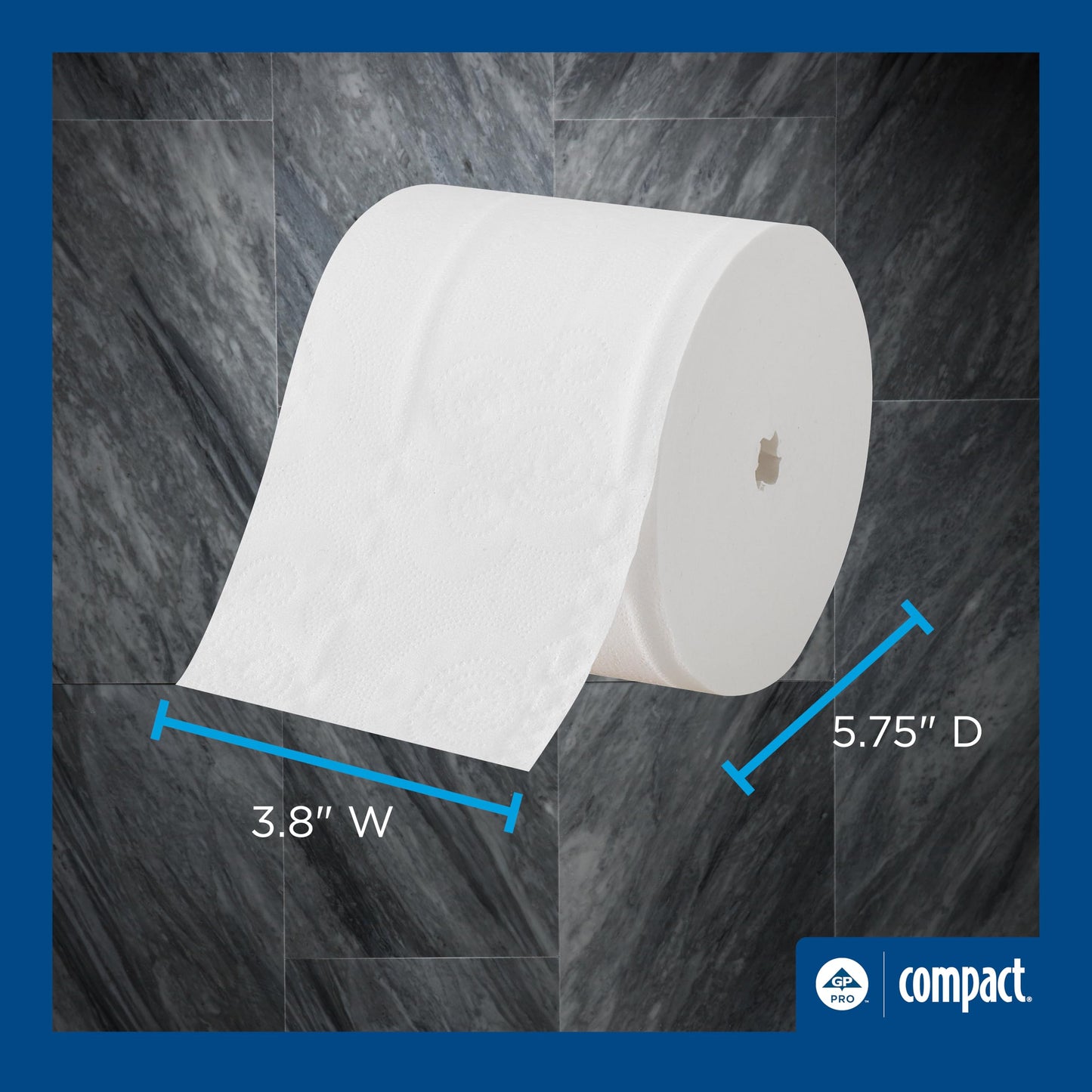 Georgia-Pacific Angel Soft Professional Series -19372 Compact Coreless 2-Ply Recycled Toilet Paper by GP PRO (Georgia-Pacific), White, 1,125 Sheets Per Roll, 18 Rolls Per Case