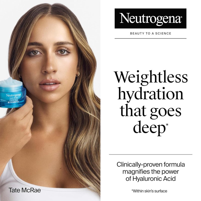 Hydro Boost Water Gel Face Moisturizer Refill Pod - Hyaluronic Acid for Hydration & Dewy Skin | 1.7 oz