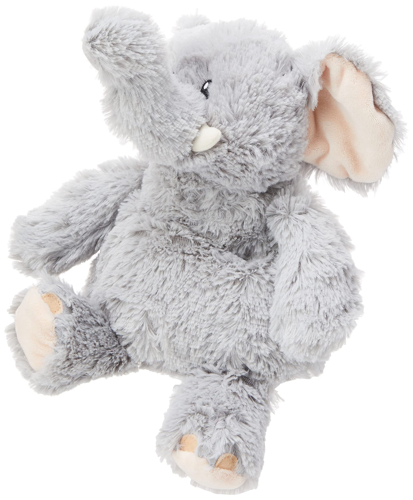 warmies Microwavable & Weighted Stuffed Animals, Gray Elephant - Heated Stuffed Animal Plushie for Warmth & Comfort - Cute Soft Plush Toys for Boys, Girls, Babies & Toddlers