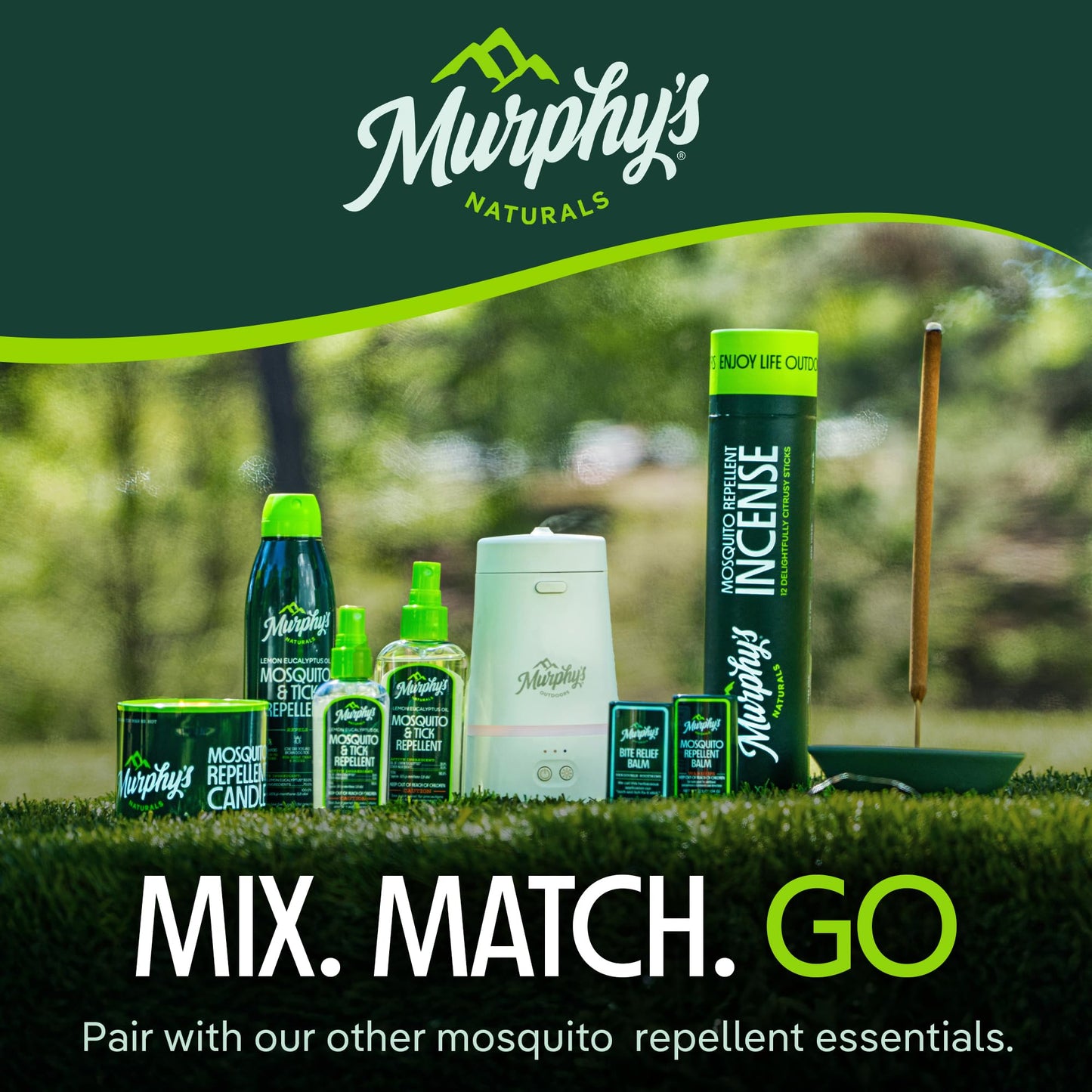 Murphy's Naturals Mosquito & Tick Bug Repellent Spray, 4 fl oz (Pack of 2)