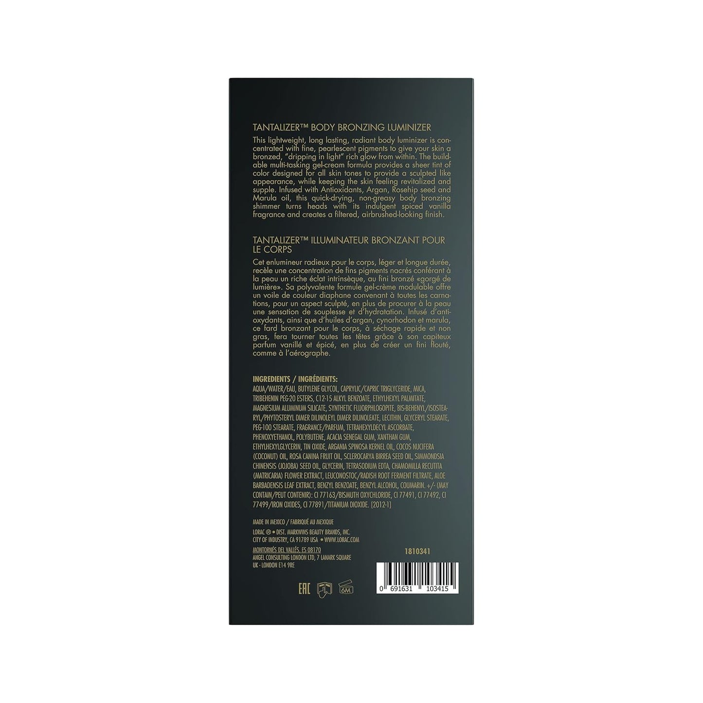 Body Bronzing Luminizer - Lorac Tantalizer for Radiant, Sun-Kissed Skin
