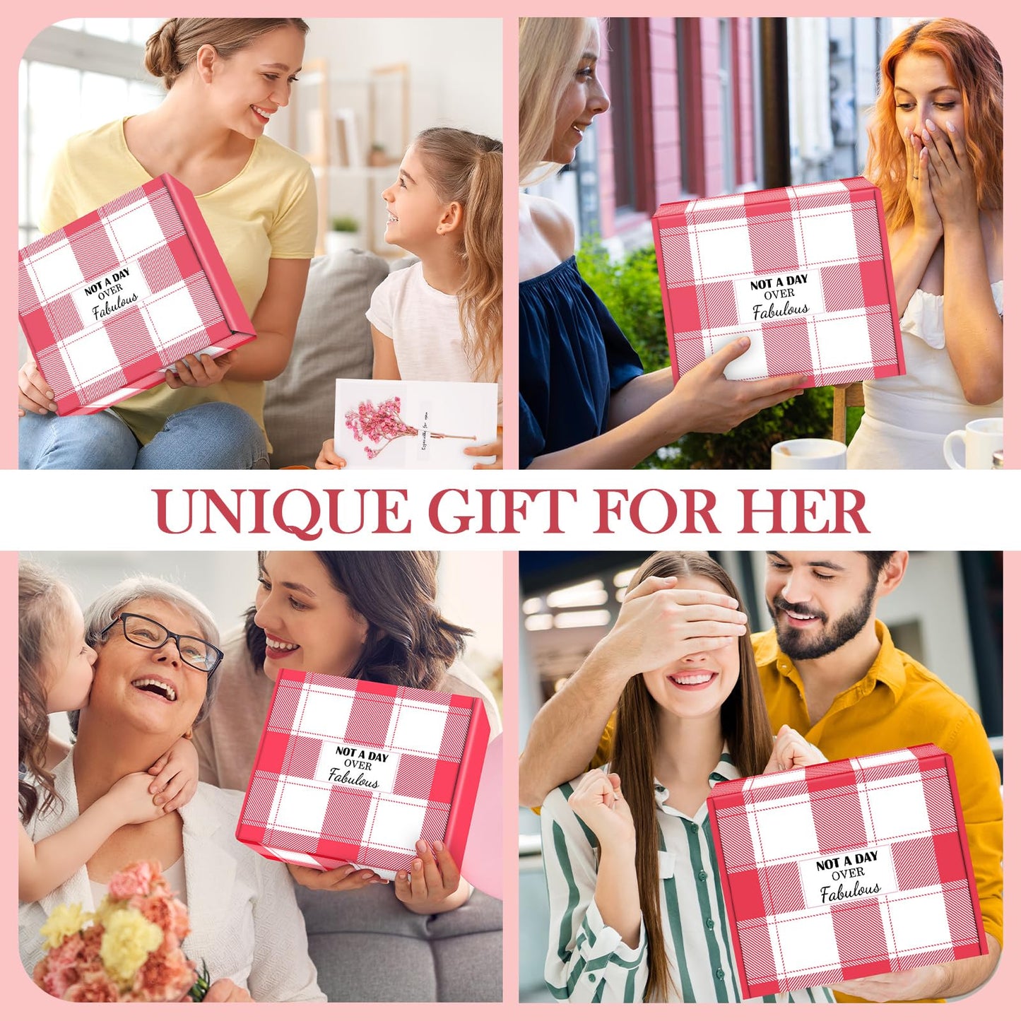 Valentines Day Gifts for Her, Relaxing Spa Gift Basket Set with Tumbler, Unique Gift Ideas for Mom Sister Wife Girlfriend, Mother's Day Gift for Her