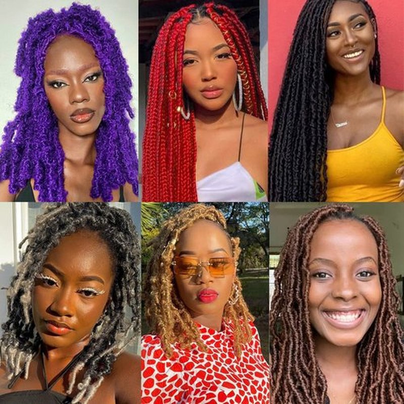 Marley Hair 16 Inch 3 Packs Cuban Twist Hair Marley Twist Braiding Hair Black Springy Afro Twist Hair Pre Fluffed Spring Twist Hair Synthetic Curly Braiding Hair Extensions for Black Women