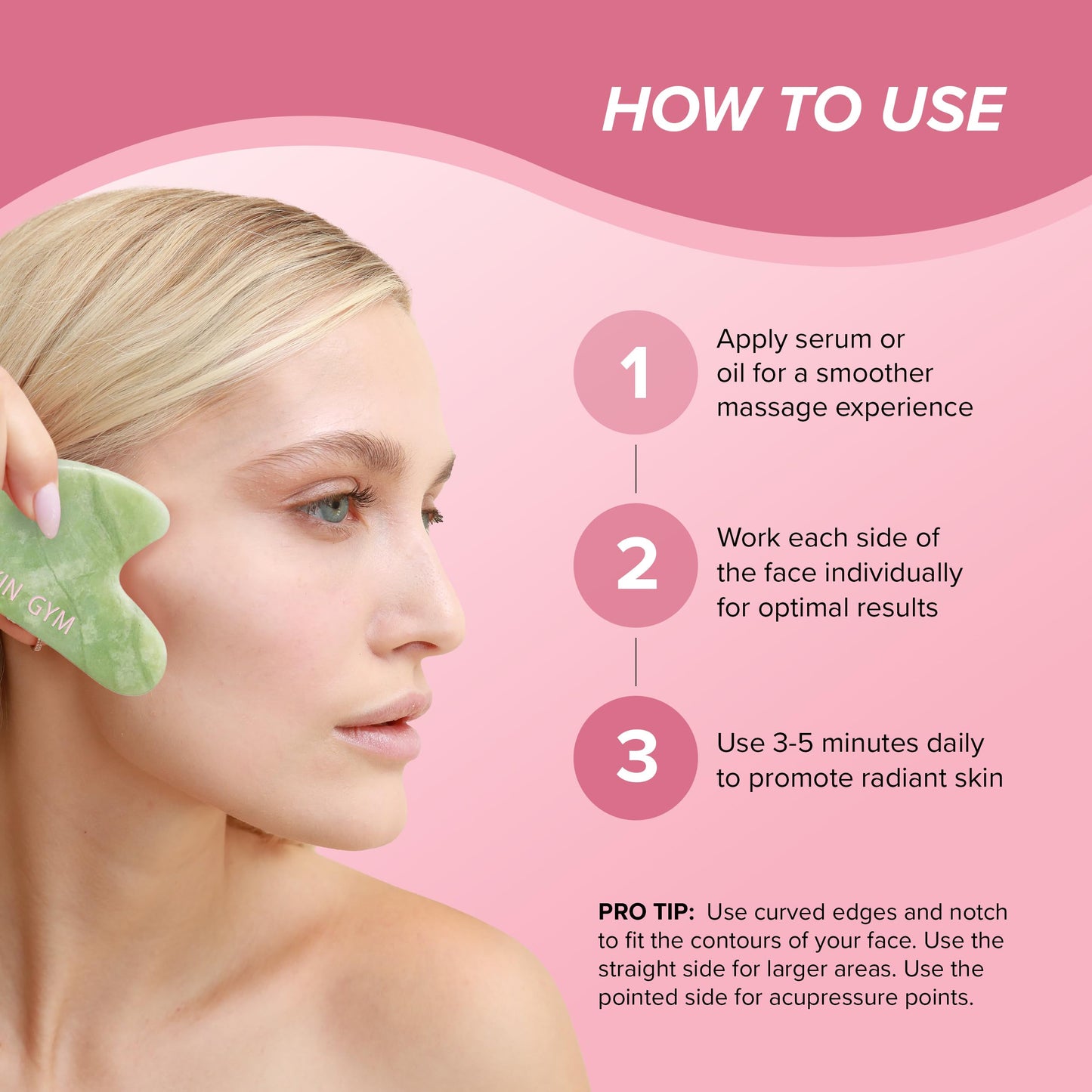 Skin Gym Sculpty Heart Gua Sha
