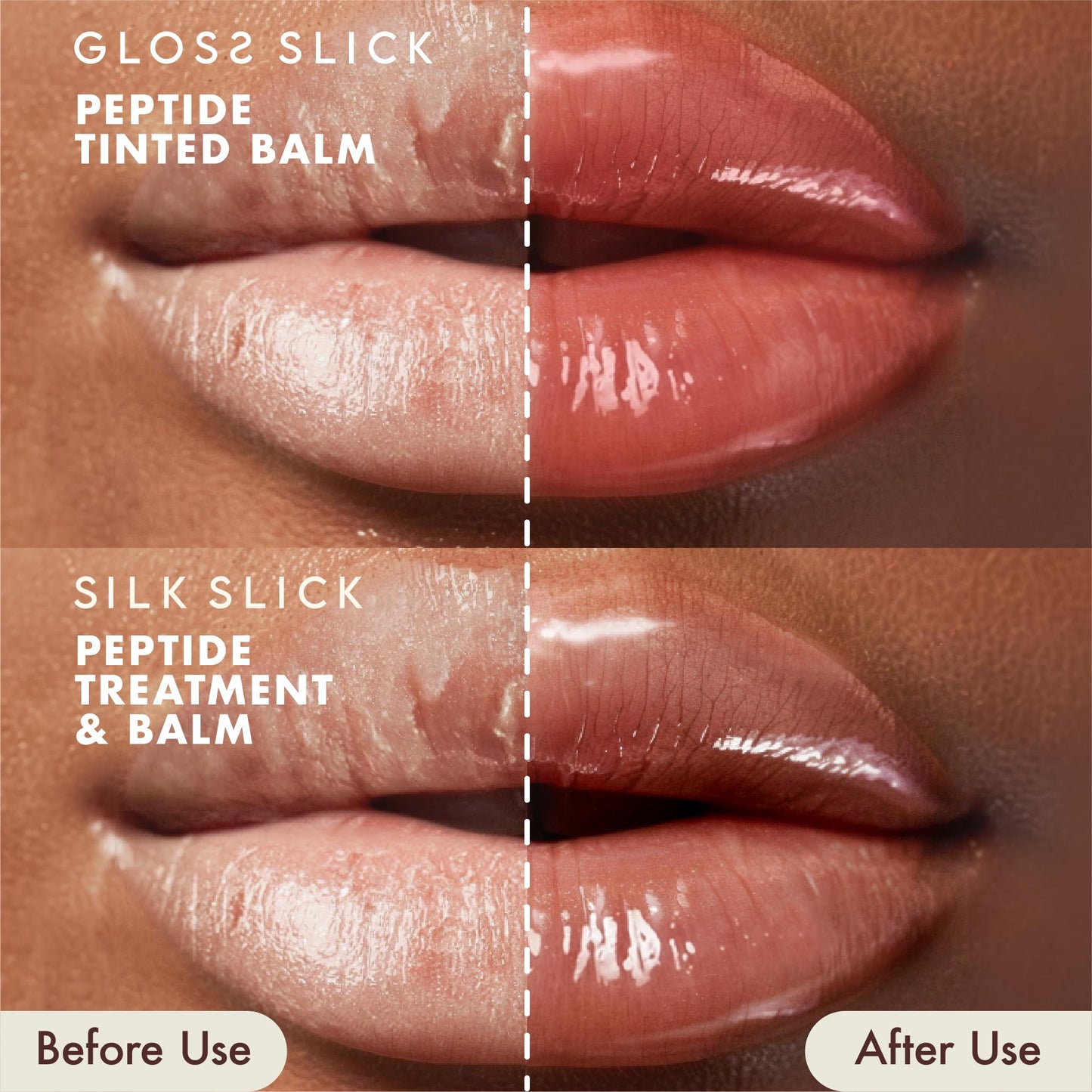 Absolute New York Gloss Slick Peptide Tinted Balm, Weightless and Non-Sticky, Soft Hydrated and Plump Lips (MLPT03 Strawberry Crush)