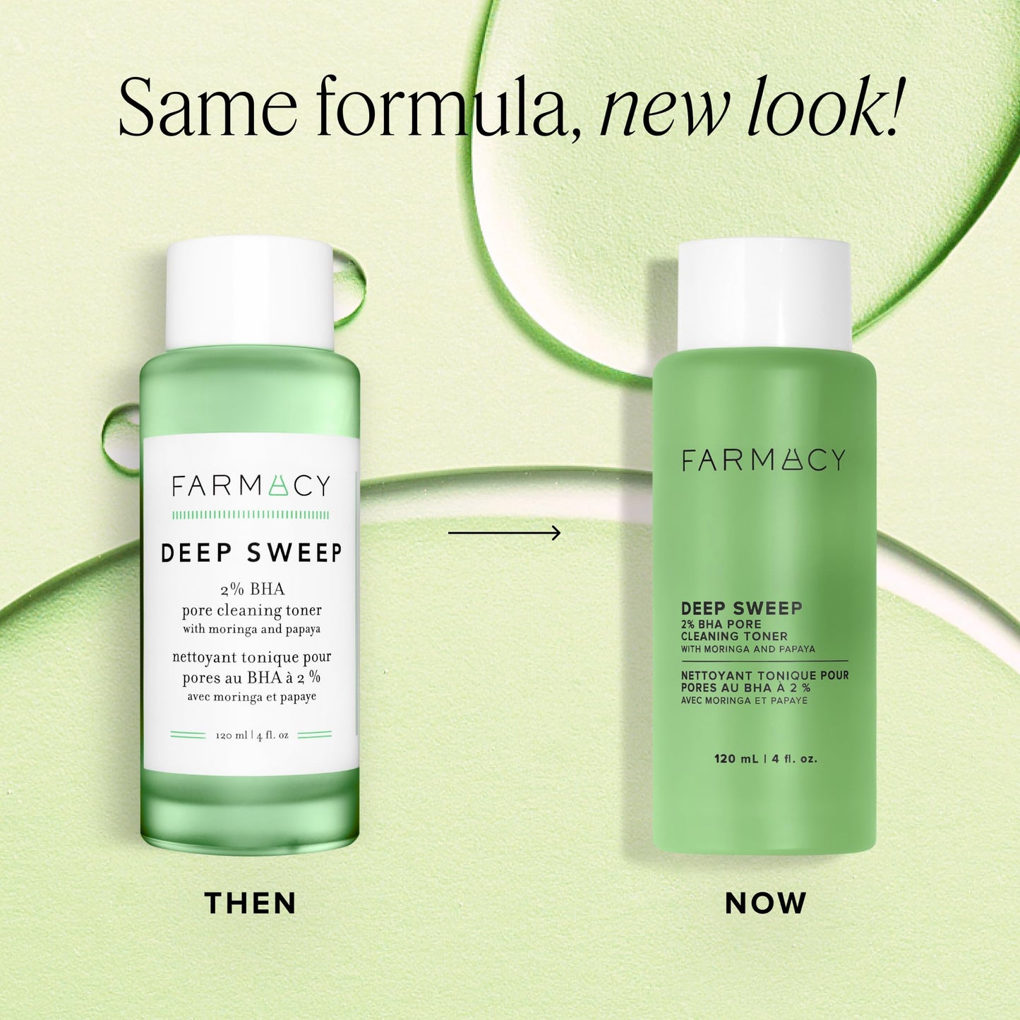 Farmacy 2% Salicylic Acid Toner for Face - Deep Sweep BHA Liquid Exfoliant + Pore Cleaner - Controls Oil, Gently Exfoliates + Refines Pores - Skin Care for Combo, Oily + Blemish-Prone Skin - (10ml)