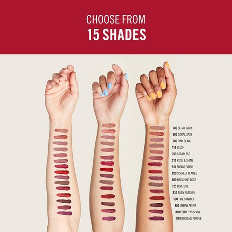 Rimmel London Lasting Mega Matte Liquid Lipstick, Long-Lasting, Hydrating, Vegan Formula - 700 - Be my Baby, 0.25oz