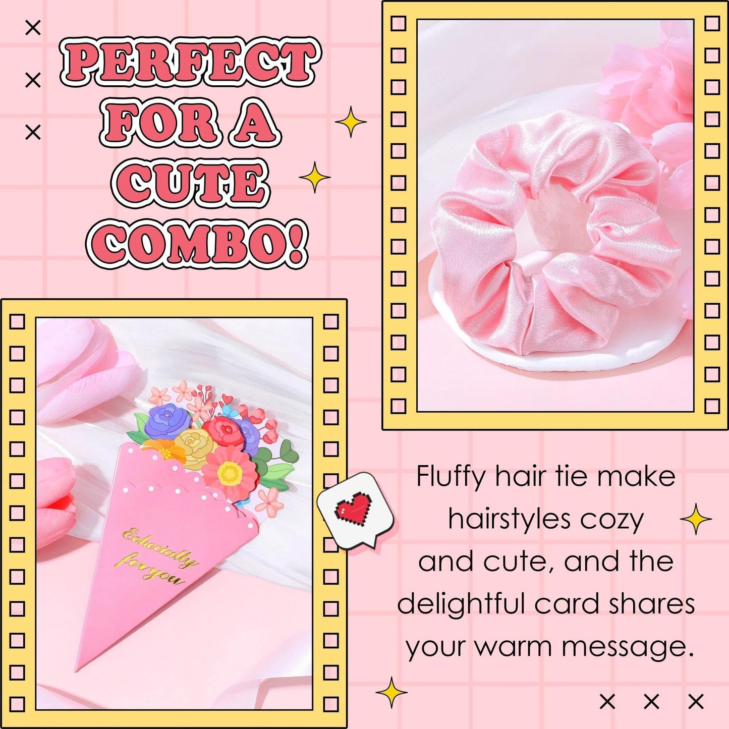 Gift Baskets for Women Unique Birthday Gifts for Women Self Care Cheer Up Gifts Set Pick Me Up Gift Box for Woman Teen Girls Best Friend Sister Ladies Friendship Her - Inspirational Pink Present
