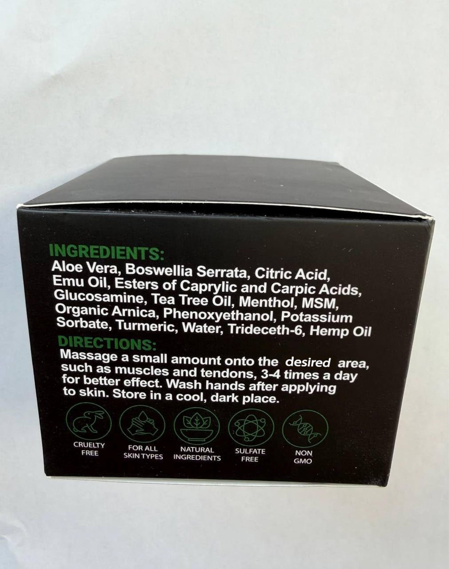 Hemp Cream - Maximum Strength - Natural Hemp Oil Extract Gel Rub with MSM - Glucosamine - Arnica - Turmeric - Maximum Strength - Formulated in USA - 3.9 oz