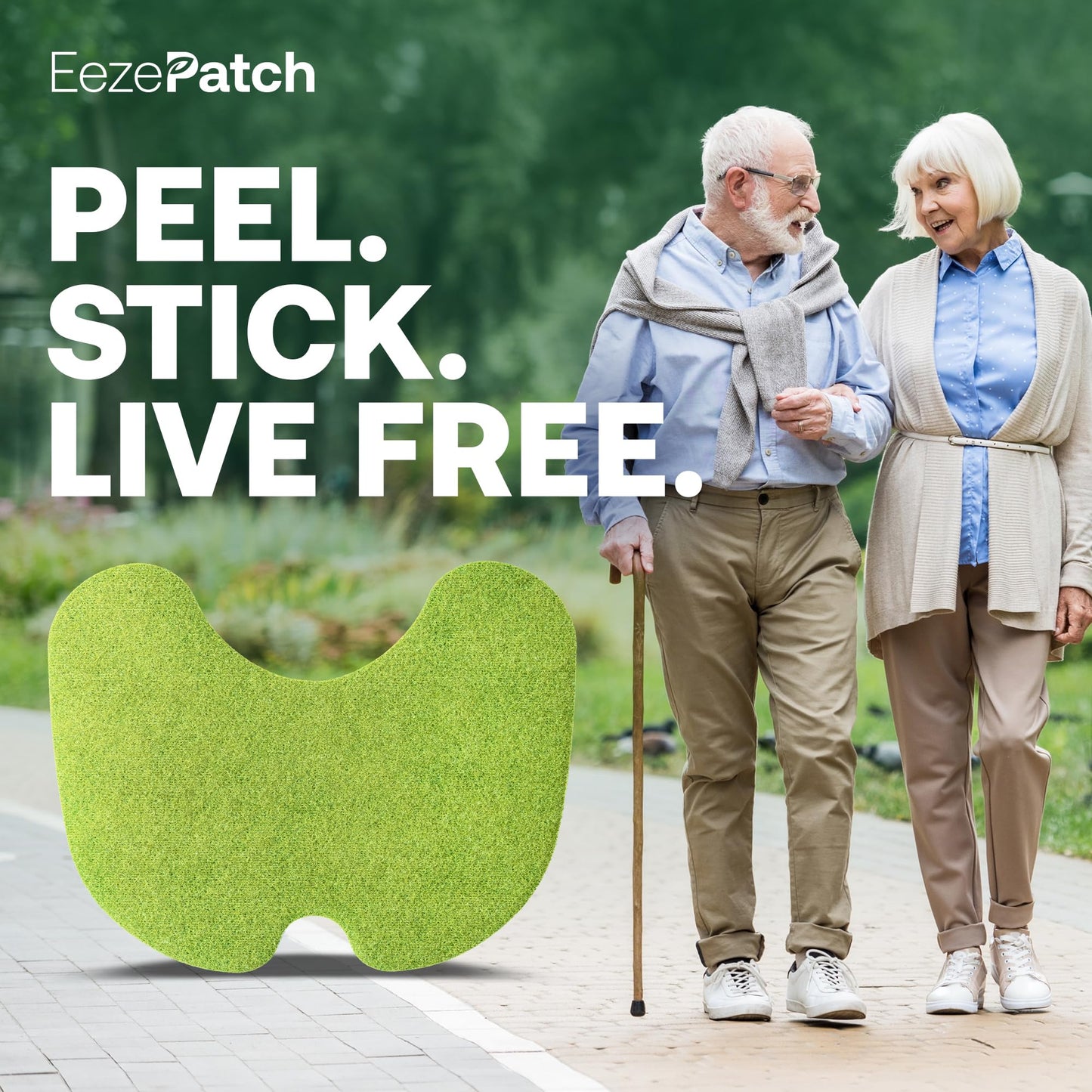 EezePatch® Joint Support Patches (10 Count) – Natural Support for Discomfort, Mobility & Flexibility – Herbal Extracts for Soothing Comfort – Easy-to-Apply