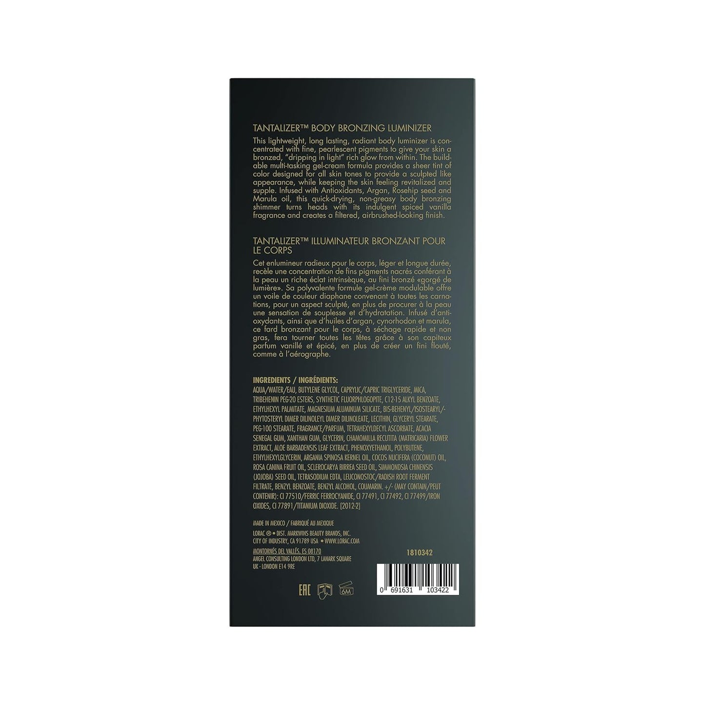 Body Bronzing Luminizer - Lorac Tantalizer for Radiant, Sun-Kissed Skin