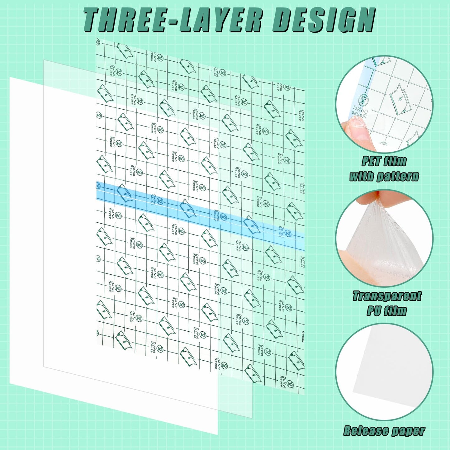 36 Pcs Tattoo Aftercare Bandage Waterproof Transparent Film Dressing Adhesive Second Skin Patches for Swimming, Showering, Wounds, Post Surgical Shower(8 x 10 Inches)