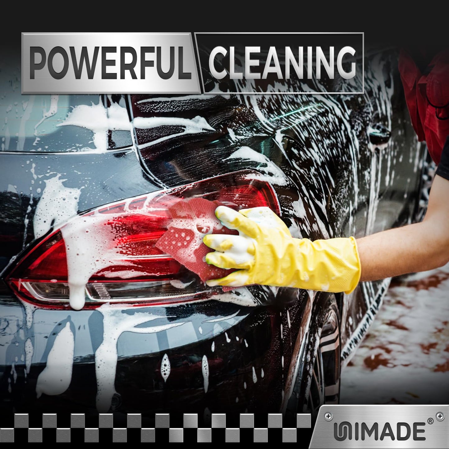 UNIMADE Shop Towels, 100 Pack Commercial Grade Work Rags Microfiber Towel
