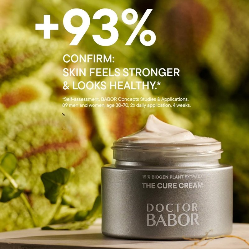 Babor The Cure Cream - Deep Hydration Face Moisturizer with 15% Biogen Extract & Panthenol | 50ml
