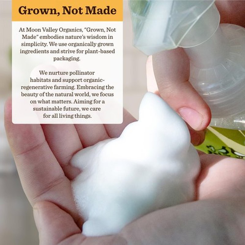 Moon Valley Herbal Foaming Hand Soap, Orange Spice Two Pack, Vegan, Recyclable Bottle