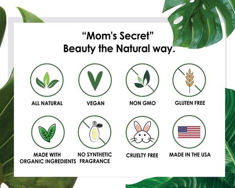 Mom's Secret 100% Natural Blush, Organic, Vegan, Gluten Free, Natural Pressed Blush, Cruelty Free, Made in the USA, 0.18 oz (Flush)
